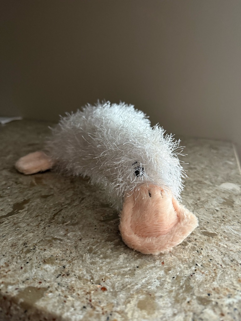 Ganz Webkinz Googles Platypus HM021 Plush White Pink Stuffed Animal Toy